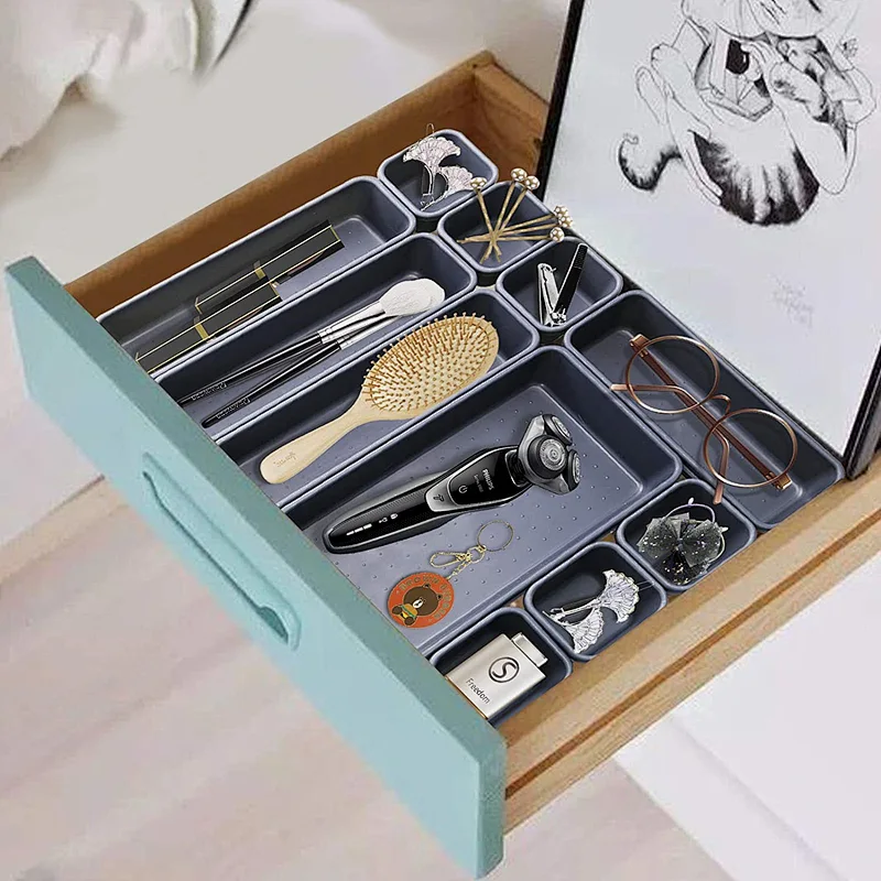 Stackable Kitchen Table Drawer Organizer Set