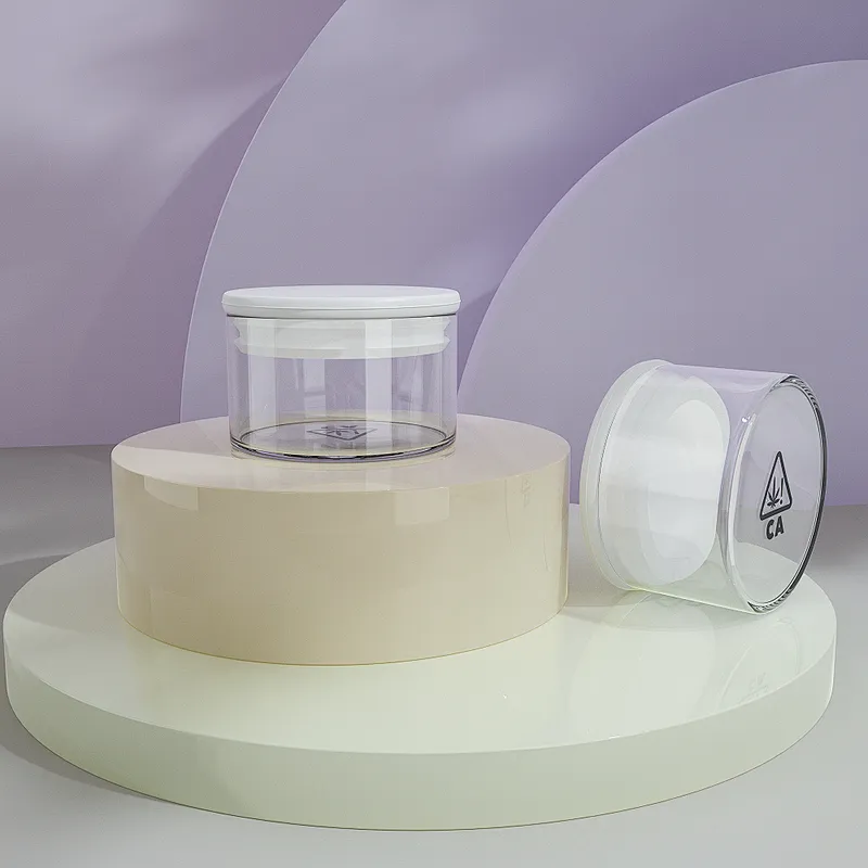 15ml Concentrate Packaging Glass Jar With Silicone lids Custom Logo Brand