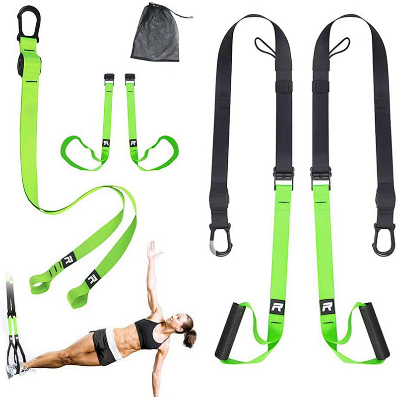 suspension trainer in straps wall mount