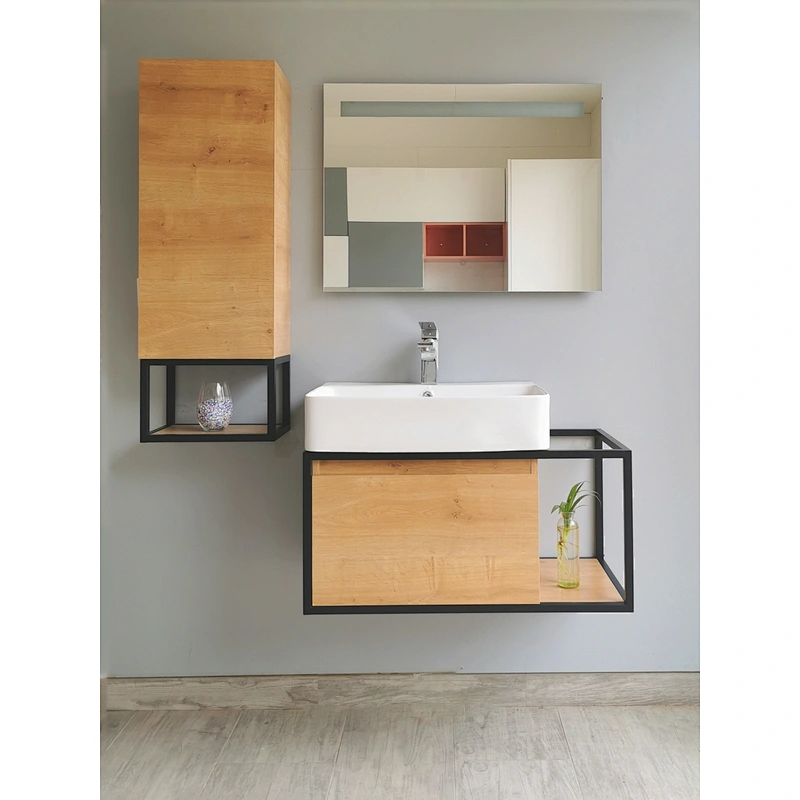 MS2002 North Europe wooden bathroom vanity