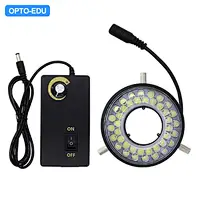 مصباح حلقي LED ، 40 مصباح LED ، قم بتثبيت Dia.46.6mm ، لميكروسكوب التكبير الأحادي