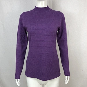 68%viscose 32%nylon 12GG women sweater casual basic clothes thin knitwear