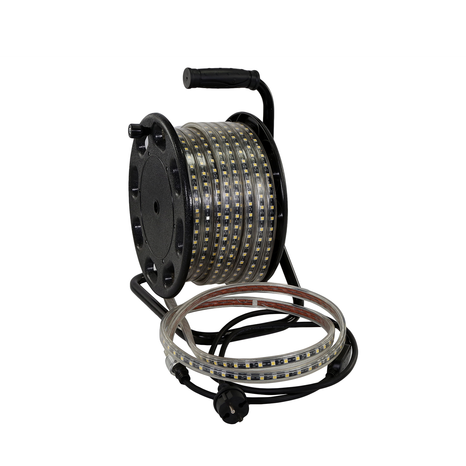 Shatterproof Dustproof Portable Strip Light Led Portable Smd5050 Work Lights With Stand Battery Outside Work Site Light Temporary Lighting