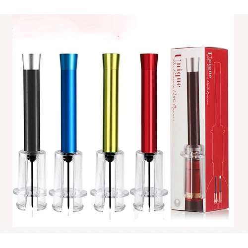 Aluminum Alloy Air Pump Wine Opener Silver