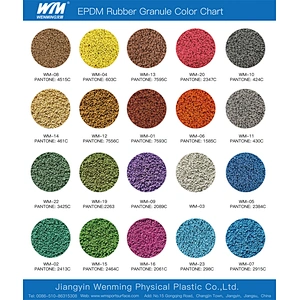 Colored EPDM Rubber Granule