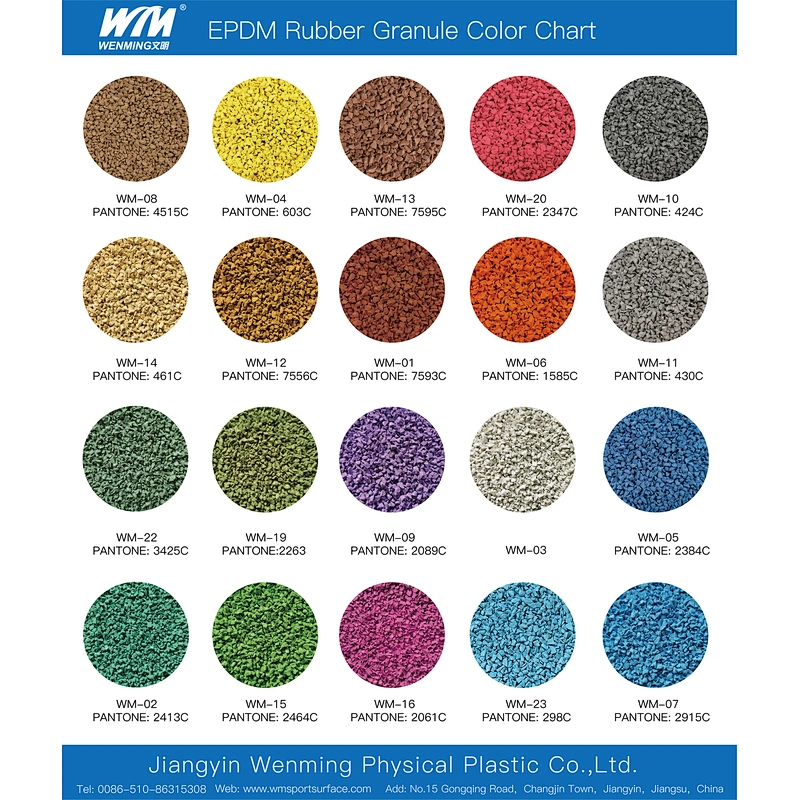 Colored EPDM Rubber Granule
