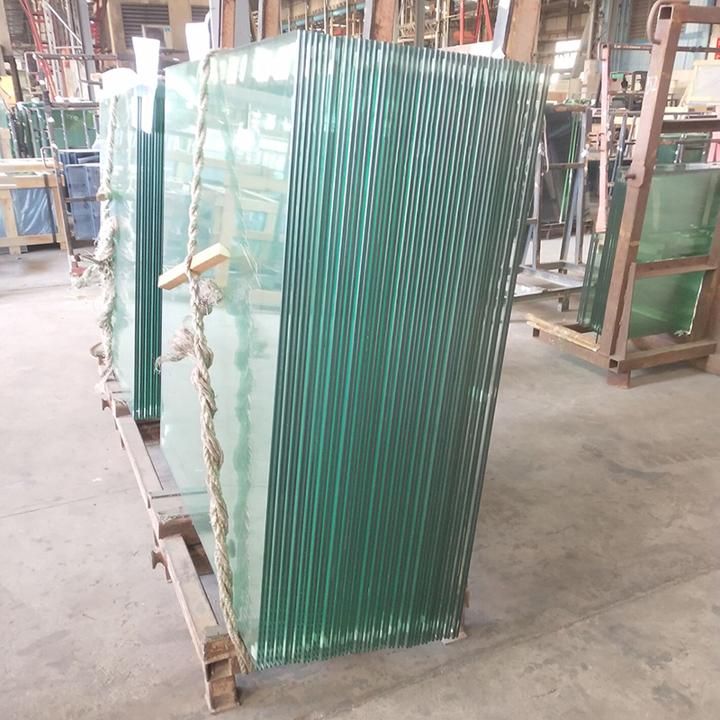 Paneles de vidrio vsg de seguridad laminado templado PVB transparente