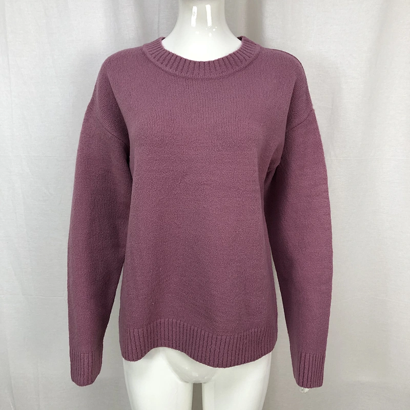 70%acrylic 23%nylon 7%spandex casual women long sleeve custom jersey sweaters