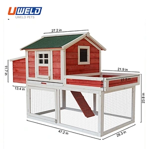 Solid Wood  Chicken Coop  Pet House