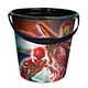 Plastic Popcorn Containers for Movie Night Ø18*17.5CM  2.5L;Modern Style Reusable Plastic Popcorn Containers;Popcorn Bowls Set for Movie Theater Night BPA-free