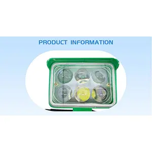 Truck work light 10-80V Auto Car Headlight square Led combine harvester Lamp trailer fog tow truck work lights