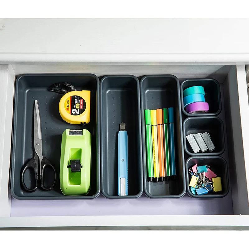 Stackable Kitchen Table Drawer Organizer Set