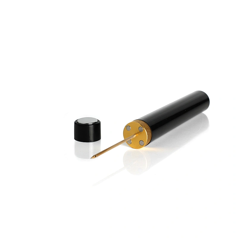 Pocket air pump wine opener gold