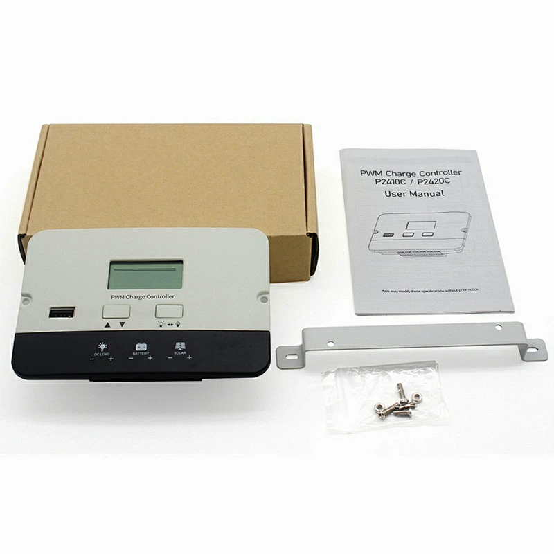 20A PWM Solar Charge Cnotroller  12/24V Auto  - Flush Mount - RV Controller