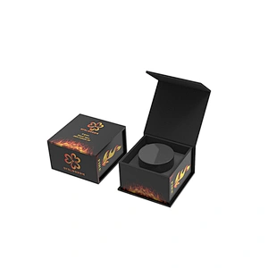 Luxury concentrate wax container glass bottle jar packaging paper boxes with foam insert