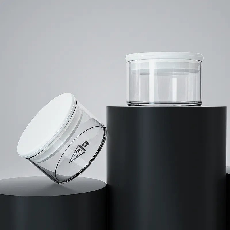 15ml Concentrate Packaging Glass Jar With Silicone lids Custom Logo Brand