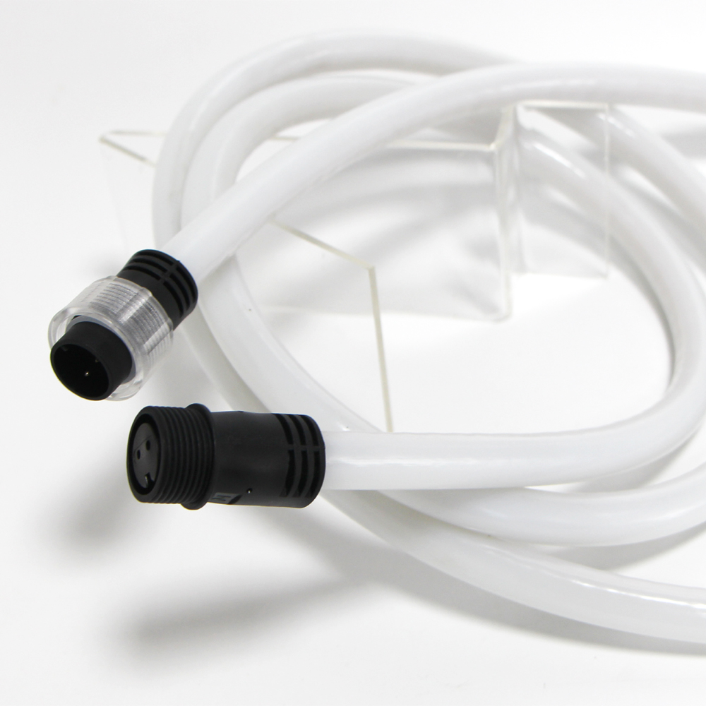 Bend Vertically Nonlinear Lighting 360 Degree LED Neon Flex Round With DIY Linkable Connector Free Bendable Flexible Rope Light