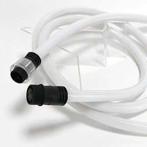 Bend Vertically Nonlinear Lighting 360 Degree LED Neon Flex Round With DIY Linkable Connector Free Bendable Flexible Rope Light