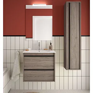 London 01 1200*460mm double basin white bathroom cabinet