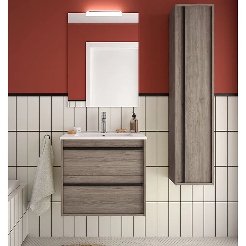 London 01 1200*460mm double basin white bathroom cabinet
