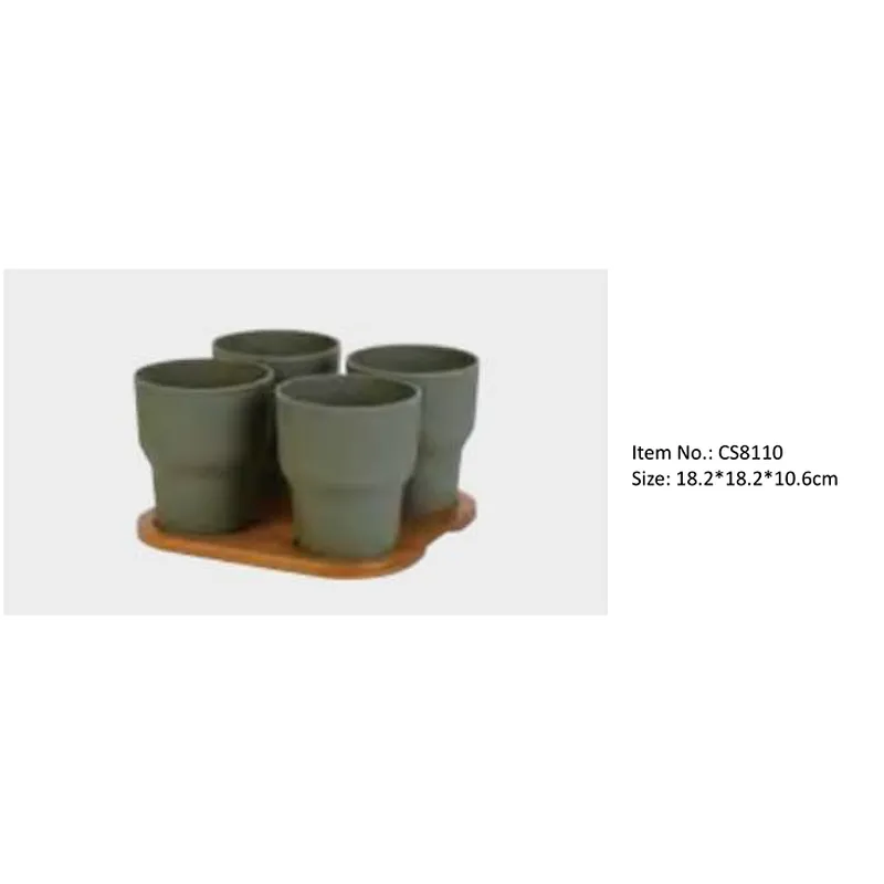 Tall Plant Pot S/4