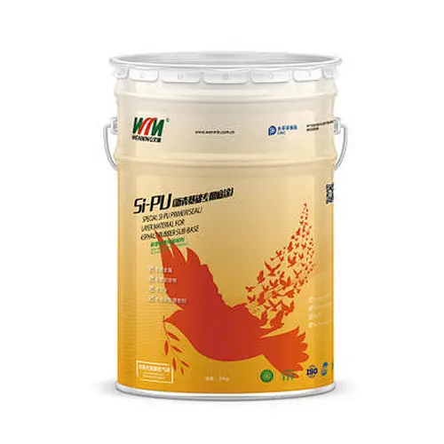 Si-PU seal layer material for asphalt