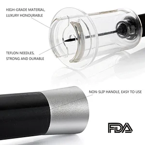Aluminum Alloy Air Pump Wine Opener Silver