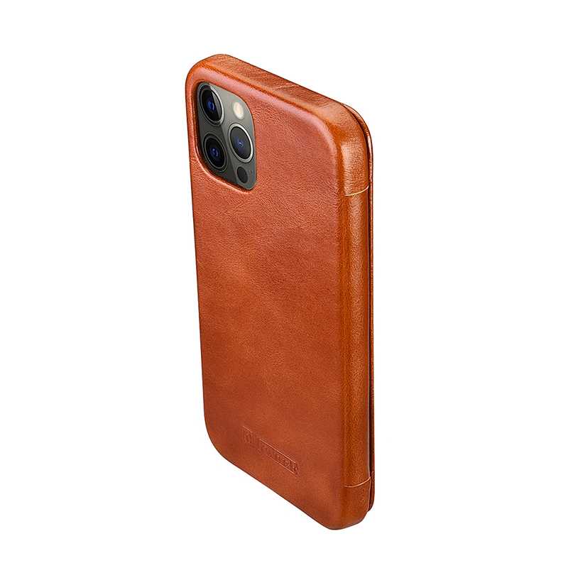 Wholesale OEM Genuine Leather Mobile Casing Shell Covers Cell Cover Case Phone Cases for iPhone 12 Pro Max