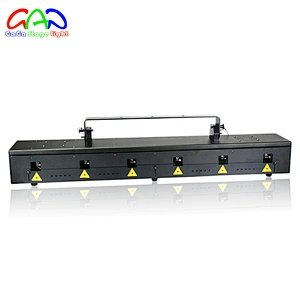 Barra de escáner láser RGB de 6 ojos y 12 W