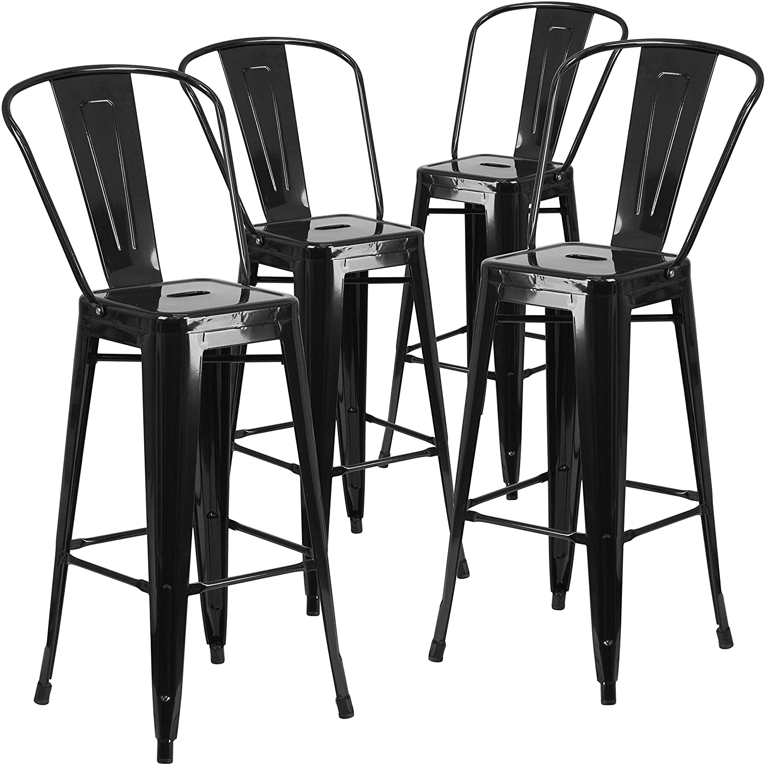 Metal chairs