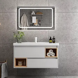 Sandy 03 MDF white lacquer painting cabinets