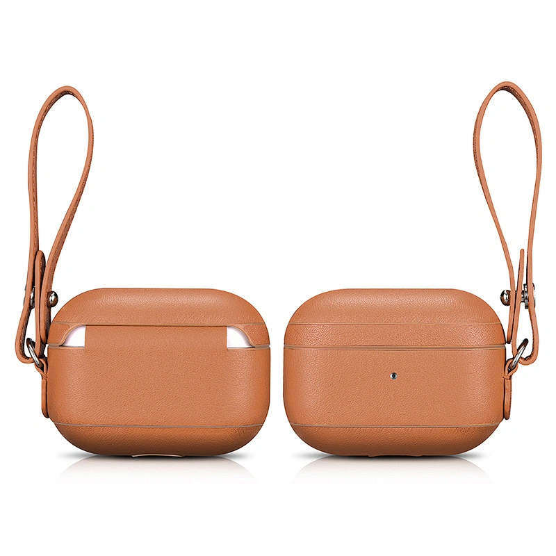 New Design Genuine Nappa Leather Protective Cases for AirPods Pro