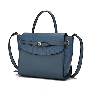 High quality new design Crocodile skin pattern fall cheap brand women bags made of soft cowhide