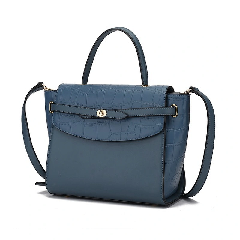 High quality new design Crocodile skin pattern fall cheap brand women bags made of soft cowhide