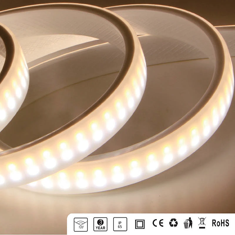 AC230V LED Strip Light Double Color Near Sinks CCT Diffuse Eye-friendly Two Line Anti-Dazzling Lighting