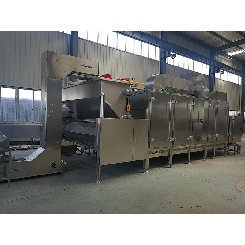 Multifunctional continuous Nut Roaster