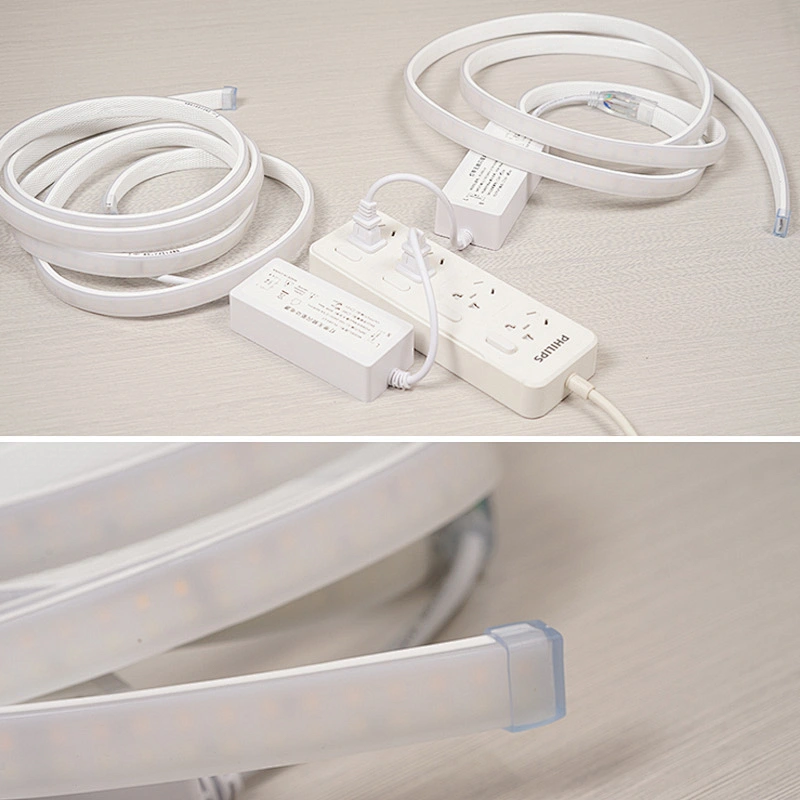 AC230V LED Strip Light Double Color Near Sinks CCT Diffuse Eye-friendly Two Line Anti-Dazzling Lighting