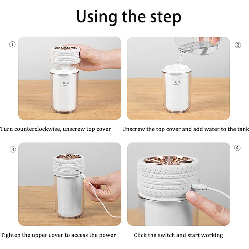 Wholesale Car Air Freshener Sanitized Diffuser Indoor Air Mini Usb Moisturized Humidifier Car Humidifier