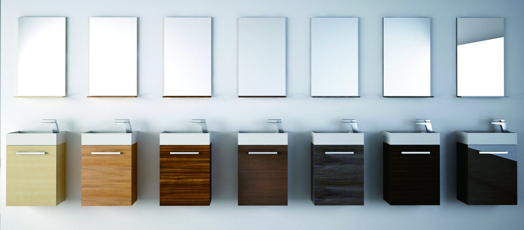 SM1018 400*220mm Mini bathroom cabinet