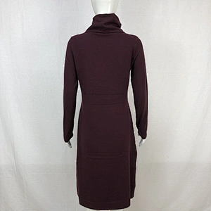 Spring leisure dresses women turtleneck sweater dress with 68%VISCOSE32%NYLON