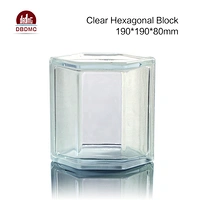 Clear Hexagonal Block 190