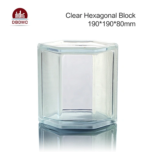 Clear Hexagonal Block 190