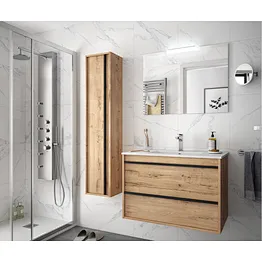 London 02 800*460mm wooden bathroom cabinet