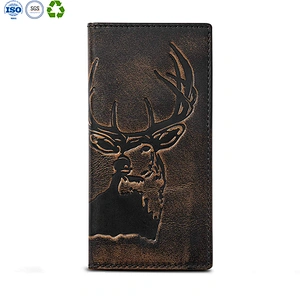 deer long bifold wallet