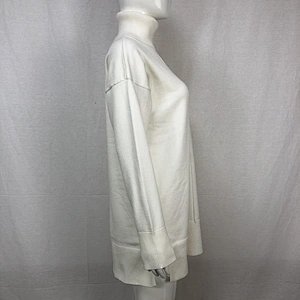 Turtleneck 68%viscose32%nylon winter long sweater custom women knitwear