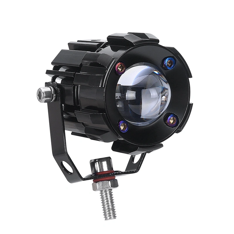 Motorcycle LED Fog Light 3000K Amber Yellow 6500K White Driving Lights 20W 3000lm IP65 High Low Beam Avoiding Blinding Driver Spot Light DRL for Jeep Car SUV