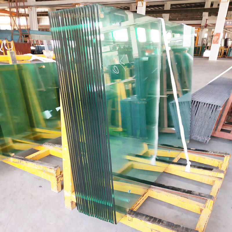 High quality clear heat soaked test tempered toughened glass