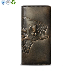deer long bifold wallet