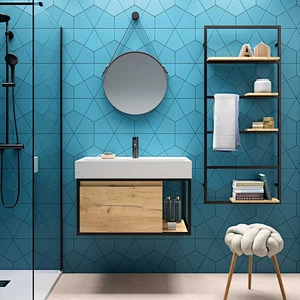 MS2002 North Europe wooden bathroom vanity