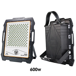 High Efficiency Super Bright IP67 Waterproof 100w 200w 300W 400W 600W CCTW Camera Outdoor Led Solar Panel Flood Lights
